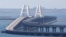 Крымский мост, вид из Керчи. Фото: Reuters