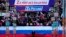 Владимир Путин на концерте в "Лужниках" 18 марта 2022 года. Фото: президентский пул via AP
