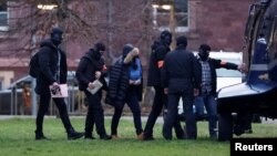 Задержание одной из участниц движения "Рейхсбюргеров" 7 декабря 2022 года