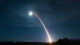 Фотография с промежуточных испытаний межконтинентальной ракеты Minuteman III в феврале 2020 года