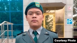 Улан Мусаев во время учебы в военном училище