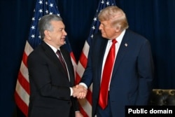 Шавкат Мирзиеёв и Дональд Трамп. Фото с сайта президента Узбекистана