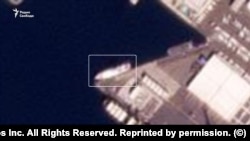 “Амадея” в Сан-Диего, США, штат Калифорния. Спутниковый снимок Planet.com за 13 января 2025 года