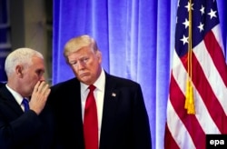 Майк Пенс и Дональд Трамп
