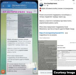 Задание, которые получили участники сети в поддержку Михалаки