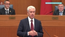 Собянин в Мосгордуме говорит о "провокаторах" на протестах и мусоре