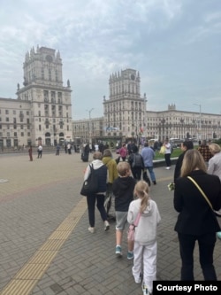 Георгий Воробьев по приезду в Минск после третьего пересечения границы РФ